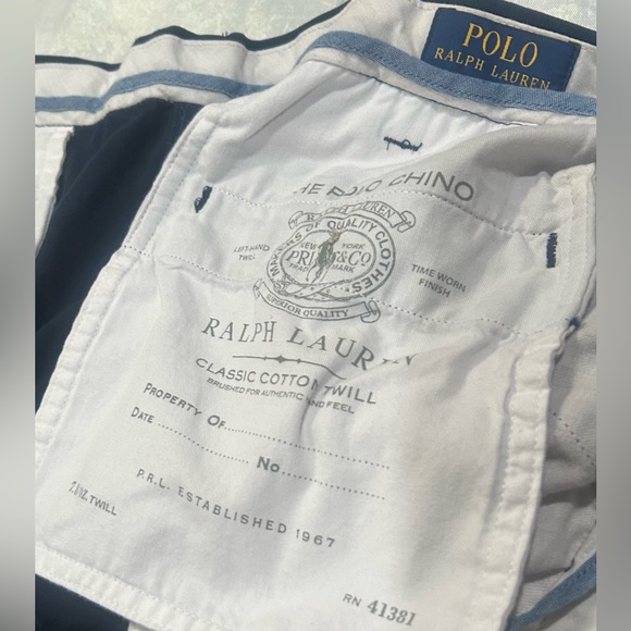 Polo Ralph Lauren “Club” embroidered twill chinos in size 38x32 - Picture 4 of 9